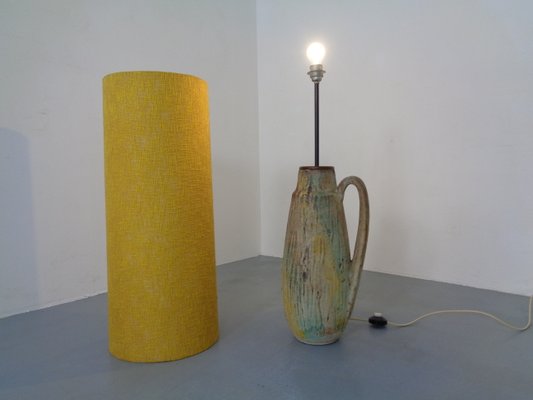 Large Lava Ceramic Floor Lamp from Scheurich, 1970s-RDW-859932