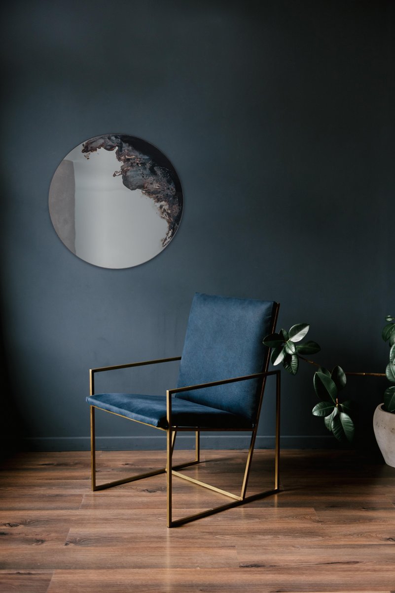 Large Lava Mirror by Slow Design