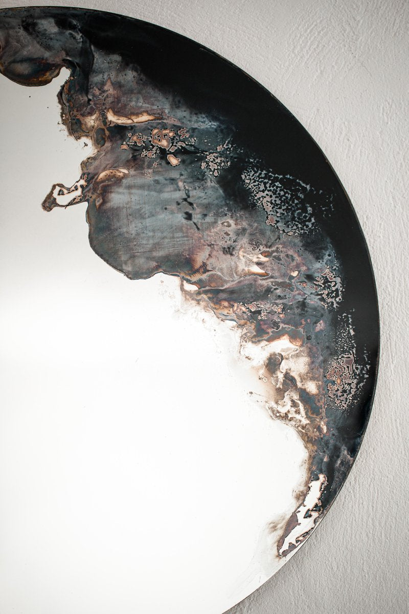 Large Lava Mirror by Slow Design