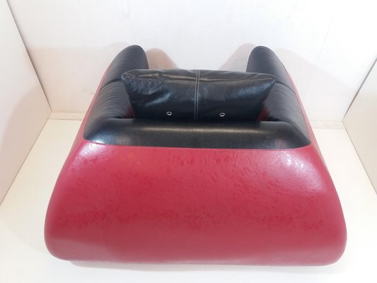 Large Leather Armchair, 1960s-TZ-750462