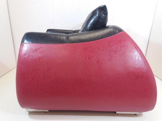 Large Leather Armchair, 1960s-TZ-750462