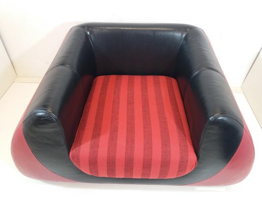 Large Leather Armchair, 1960s-TZ-750462