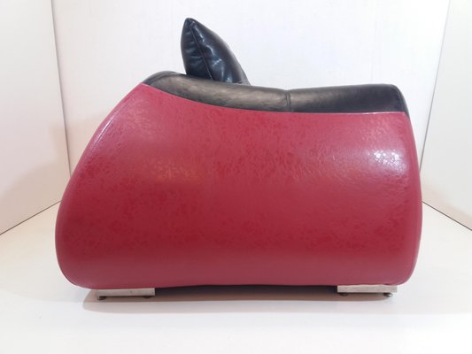 Large Leather Armchair, 1960s-TZ-750462