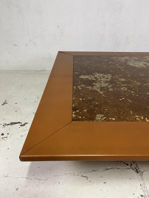 Large Leather Living Room Table, 1960s-TPO-1791584