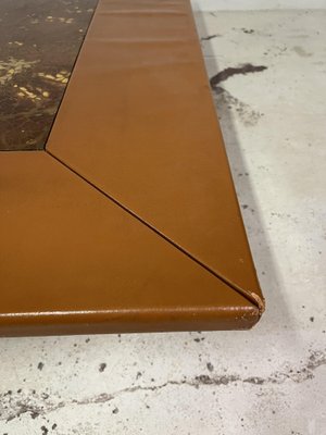 Large Leather Living Room Table, 1960s-TPO-1791584