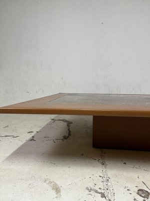 Large Leather Living Room Table, 1960s-TPO-1791584