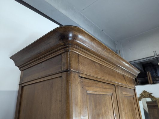 Large Louis Philippe Period Wardrobe in Walnut-HLV-2033111