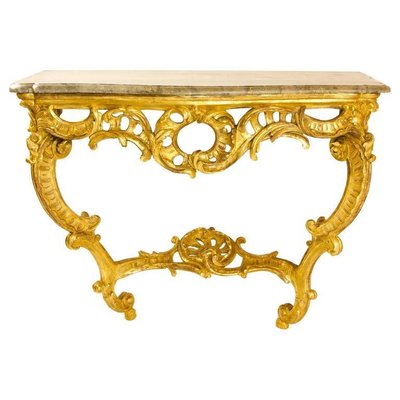 Large Louis XV Console Table-KMT-900698