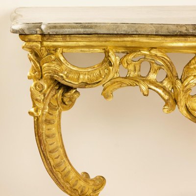 Large Louis XV Console Table-KMT-900698