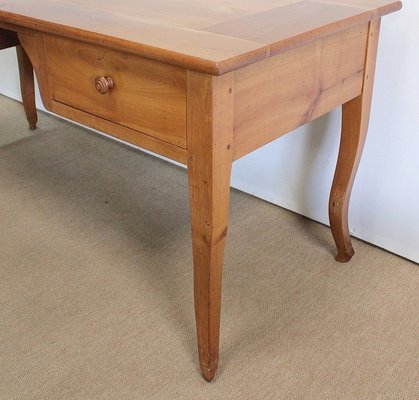 Large Louis XV Desk in Solid Cherry, Mid-19th Century-RVK-1075990