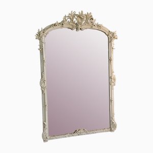 Large Louis XV Mirror in White-AXR-1725393