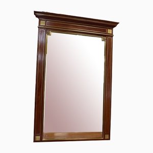 Large Louis XVI Mahogany Mirror, Late 19th Century-RVK-1431704