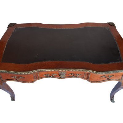 Large Louis XVI Style Bureau Plat Desk-TCS-1062644