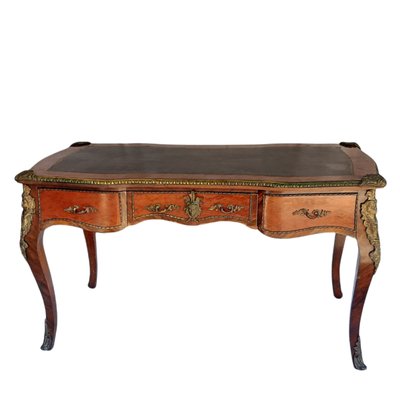 Large Louis XVI Style Bureau Plat Desk-TCS-1062644