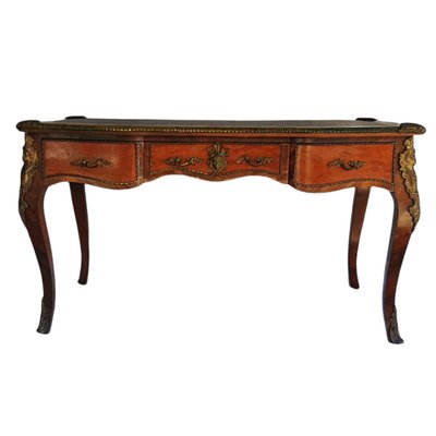 Large Louis XVI Style Bureau Plat Desk-TCS-1062644