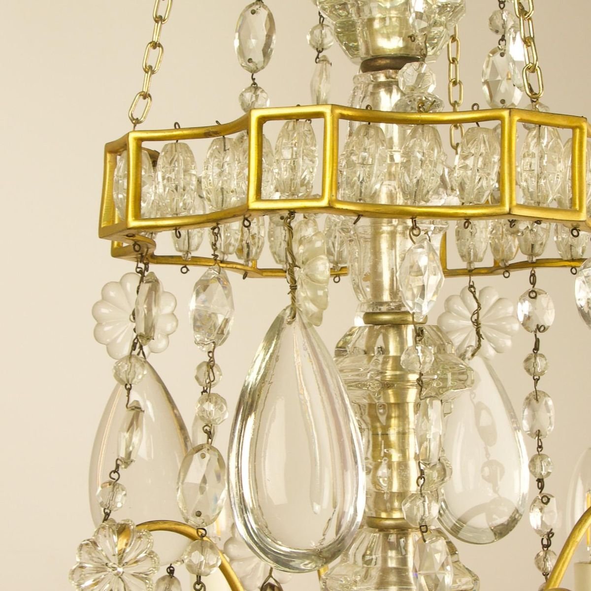 Large Louis XVI Style Chandelier by Maison Baguès, France