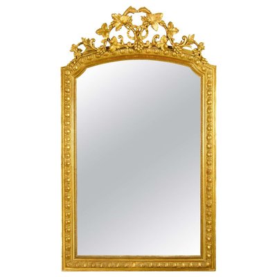 Large Louis XVI Wall Mirror, France, 1860s-KMT-948183