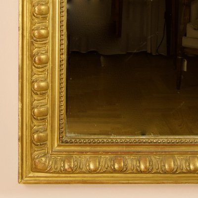 Large Louis XVI Wall Mirror, France, 1860s-KMT-948183