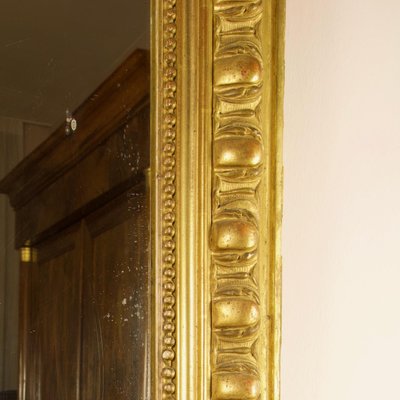 Large Louis XVI Wall Mirror, France, 1860s-KMT-948183