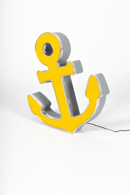 Large Luminous Anker Sign in Yellow from Berlights-EMG-1323683