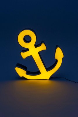 Large Luminous Anker Sign in Yellow from Berlights-EMG-1323683