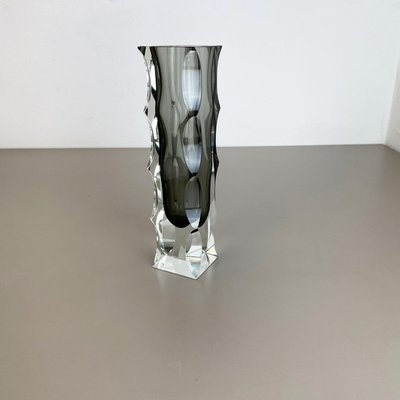 Large Mandruzzato Faceted Glass Sommerso Vase, Murano, Italy-QZ-1217704