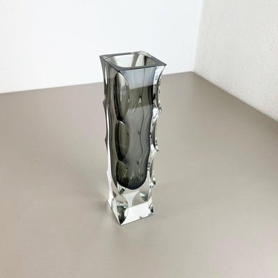 Large Mandruzzato Faceted Glass Sommerso Vase, Murano, Italy-QZ-1217704