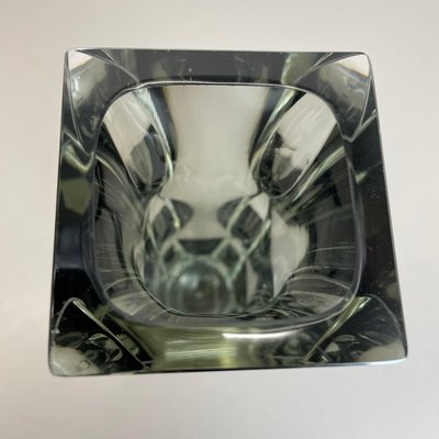 Large Mandruzzato Faceted Glass Sommerso Vase, Murano, Italy-QZ-1217704