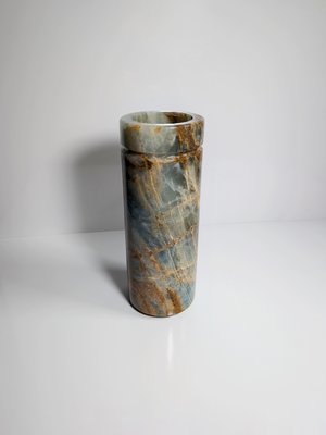 Large Marble Column Flower Vase, Italy, 1960s-1970s-VTK-2022858