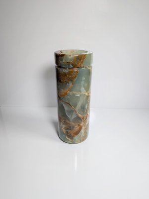 Large Marble Column Flower Vase, Italy, 1960s-1970s-VTK-2022858