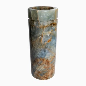 Large Marble Column Flower Vase, Italy, 1960s-1970s-VTK-2022858