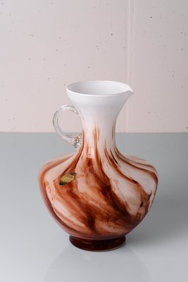 Large Marbled Glass Vase from Opaline Florence-LBS-786541