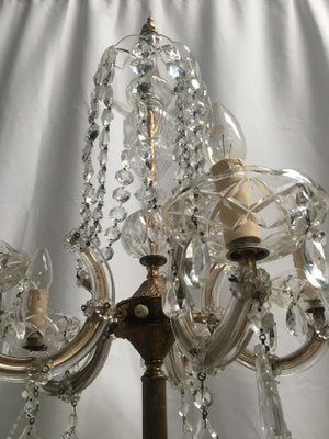 Large Maria Teresa Crystal Floor Lamp, 1950s-WQQ-689275