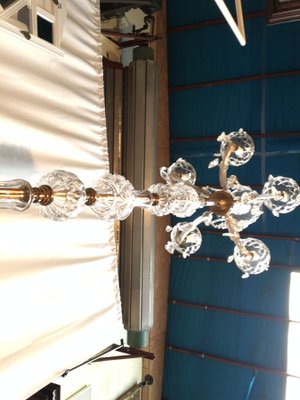 Large Maria Teresa Crystal Floor Lamp, 1950s-WQQ-689275