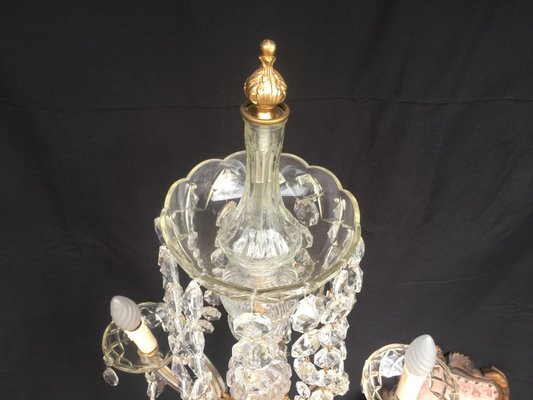 Large Maria Teresa Crystal Floor Lamp, 1950s-WQQ-689275