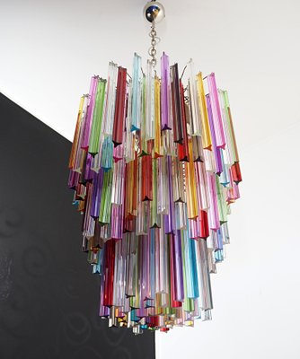 Large Mariangela Chandelier with Triedri Murano Glass Prisms, 1990s-FHZ-1818534