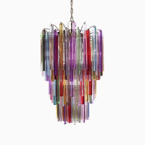 Large Mariangela Chandelier with Triedri Murano Glass Prisms, 1990s-FHZ-1818534