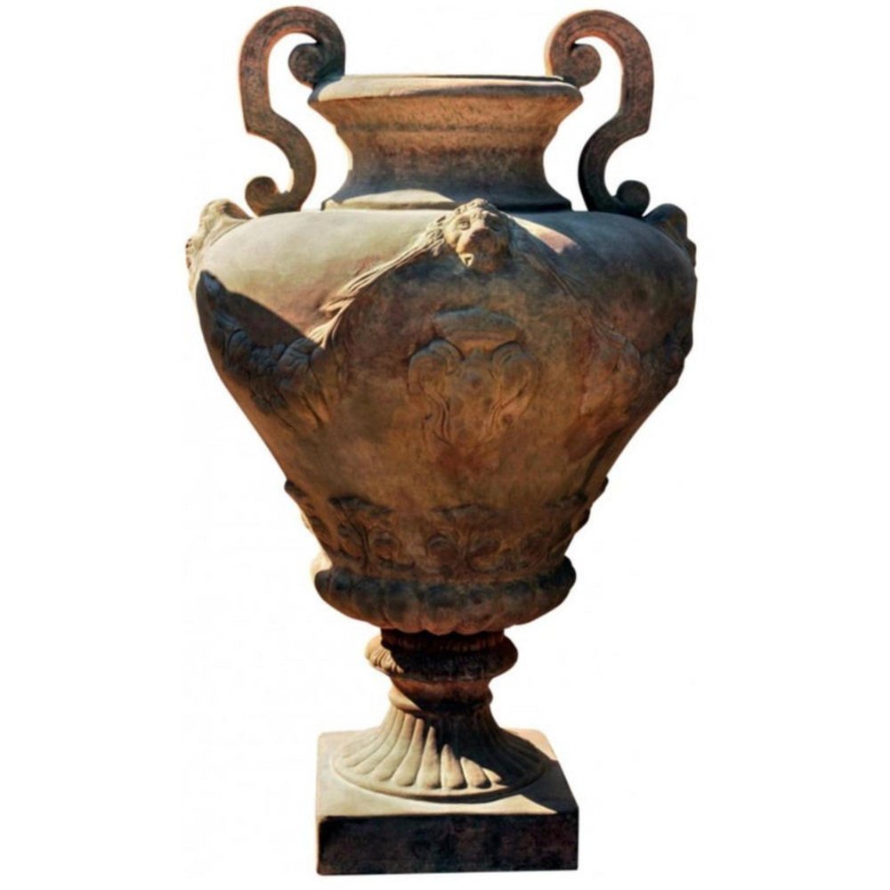 Large Medici Ornamental Vase in Terracotta, 20th Century