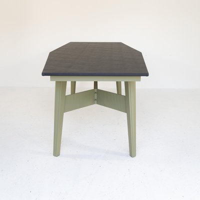 Large Metal and Leatherette Table, 1960s-SXX-1762686