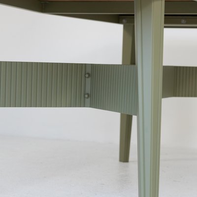 Large Metal and Leatherette Table, 1960s-SXX-1762686