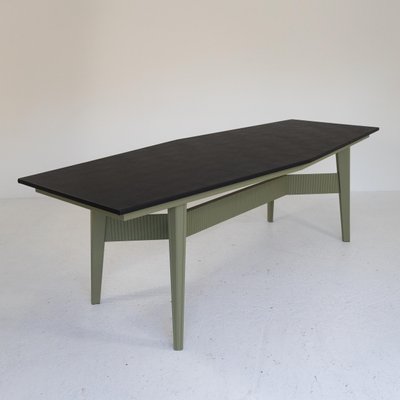 Large Metal and Leatherette Table, 1960s-SXX-1762686