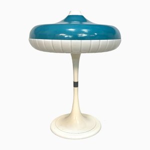 Large Metal and Plastic Siform Table Lamp from Siemens, 1960s-JP-1346056