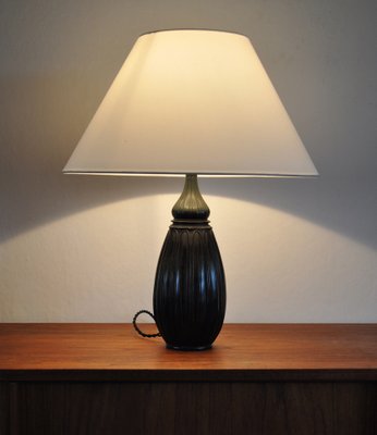 Large Metal Disko Table Lamp by Just Andersen, Denmark-HPQ-1354610