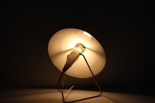 Large Metal Table Light by Helena Frantova for Okolo, 1960s-TZ-975082