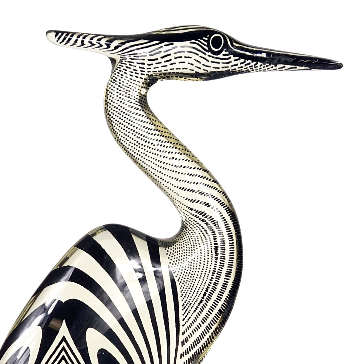 Large Mid-Century Acrylic Glass Herons by Abraham Palatnik, Set of 2