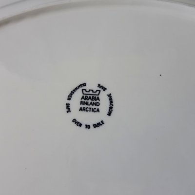 Large Mid-Century Arctica Plate from Arabia, Finland-JKV-1795730