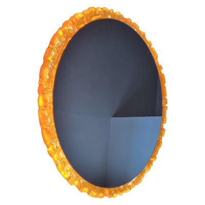 Large Mid-Century Backlit Mirror from Hillebrand, 1970s-TZ-1161269