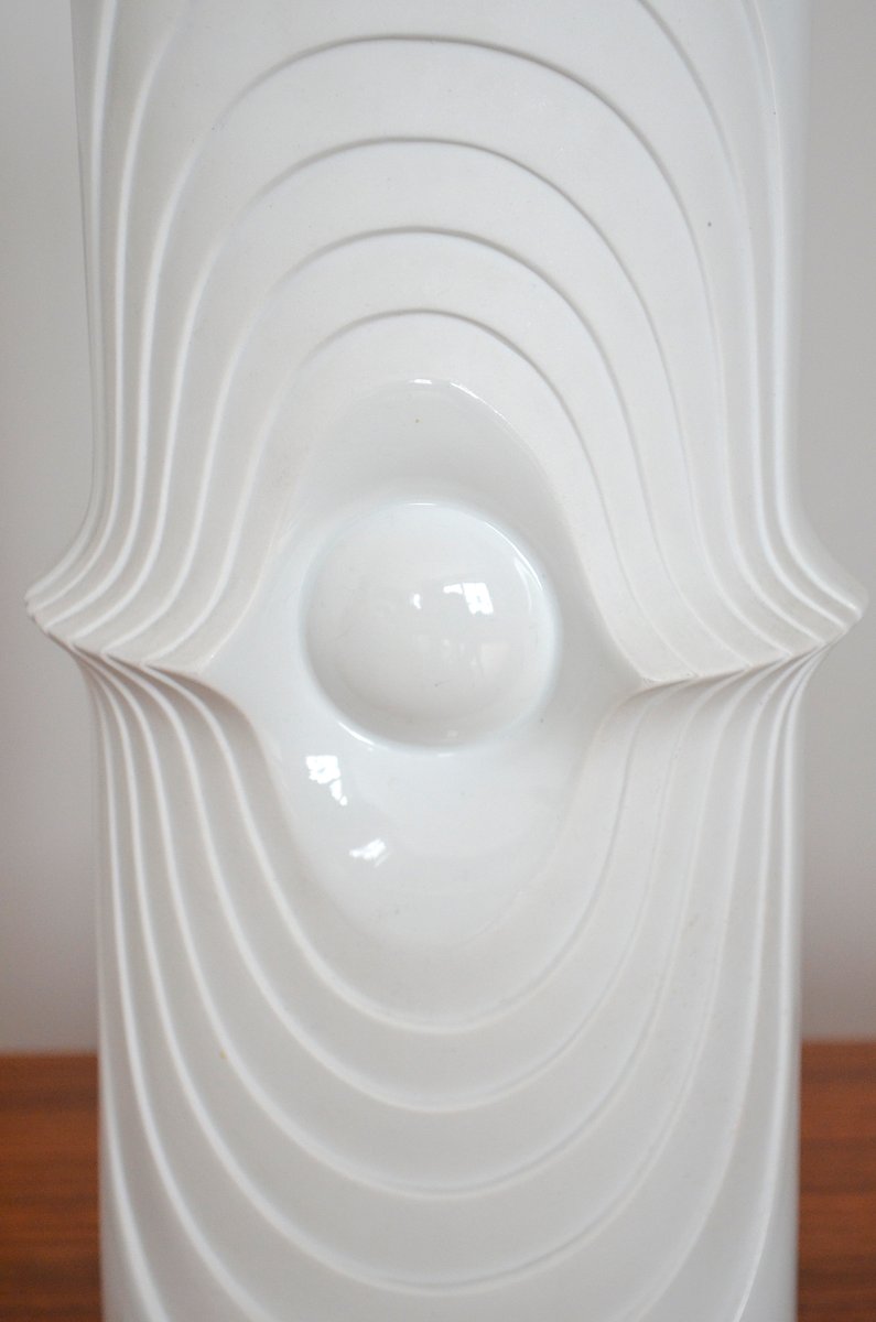 Large Mid-Century Biscuit Porcelain Floor Vase from Royal Porzellan KPM Bavaria, 1960s