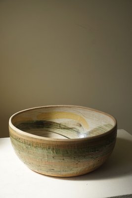 Large Mid-Century Bowl in Ceramic by Hanne Schneider, 1988-MXF-925359