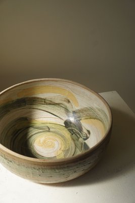 Large Mid-Century Bowl in Ceramic by Hanne Schneider, 1988-MXF-925359